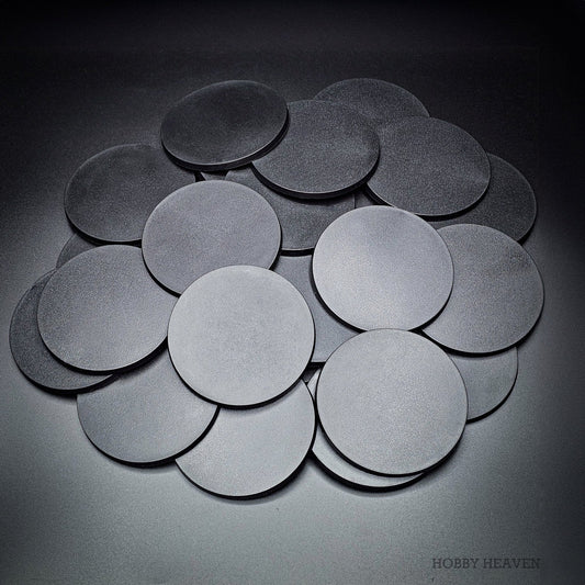 100mm Round Plain Plastic Bases