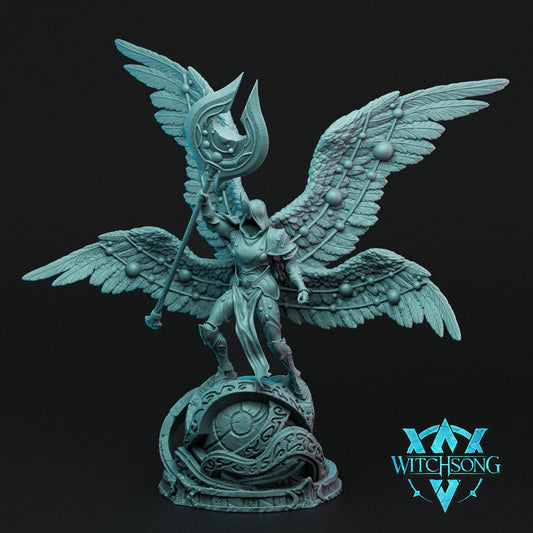 Novalight Seraph | 12K Resin Miniature with Base for D&D, Warhammer AOS & RPGs