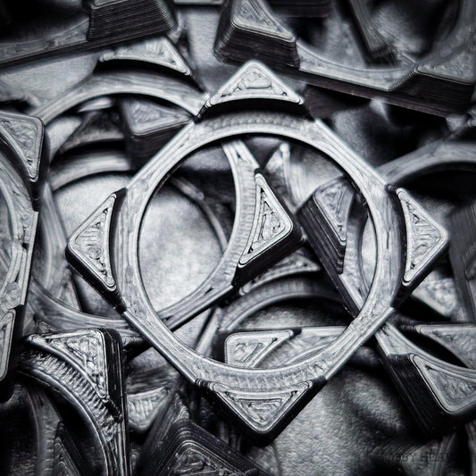 25mm Round to 25mm Square Bases Converters 3d Print