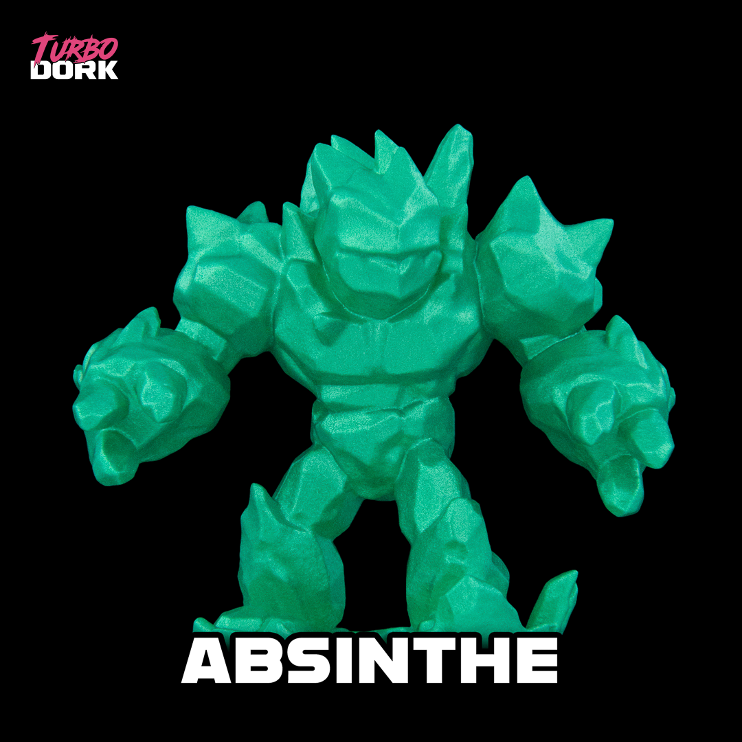 Turbo Dork: Absinthe Metallic Acrylic Paint 22ml