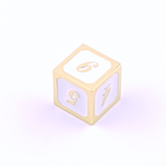 Pure Noble | Solid Metal Dice | 7 piece Set