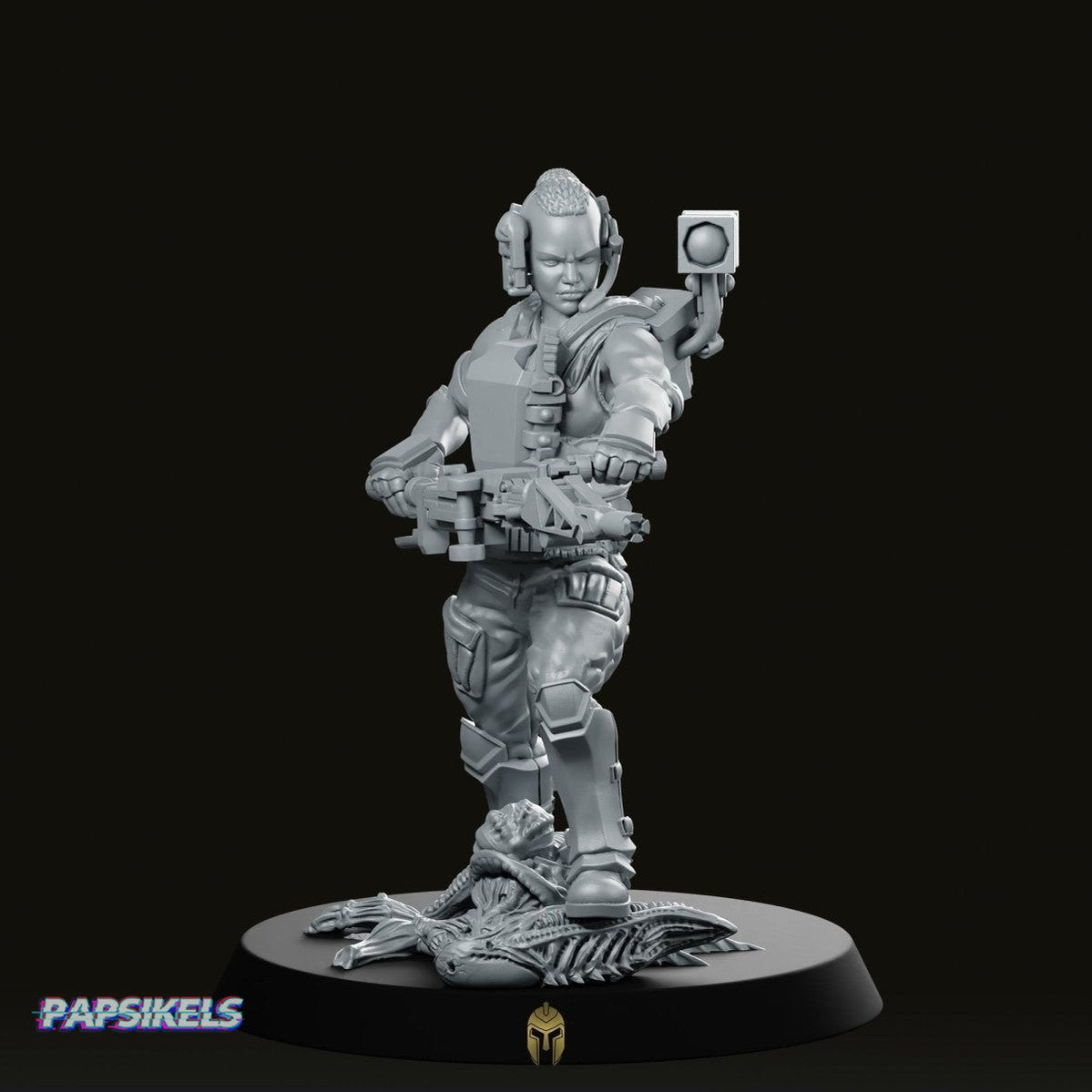 Alien Hunter Gunner Pvt Nia Miniature