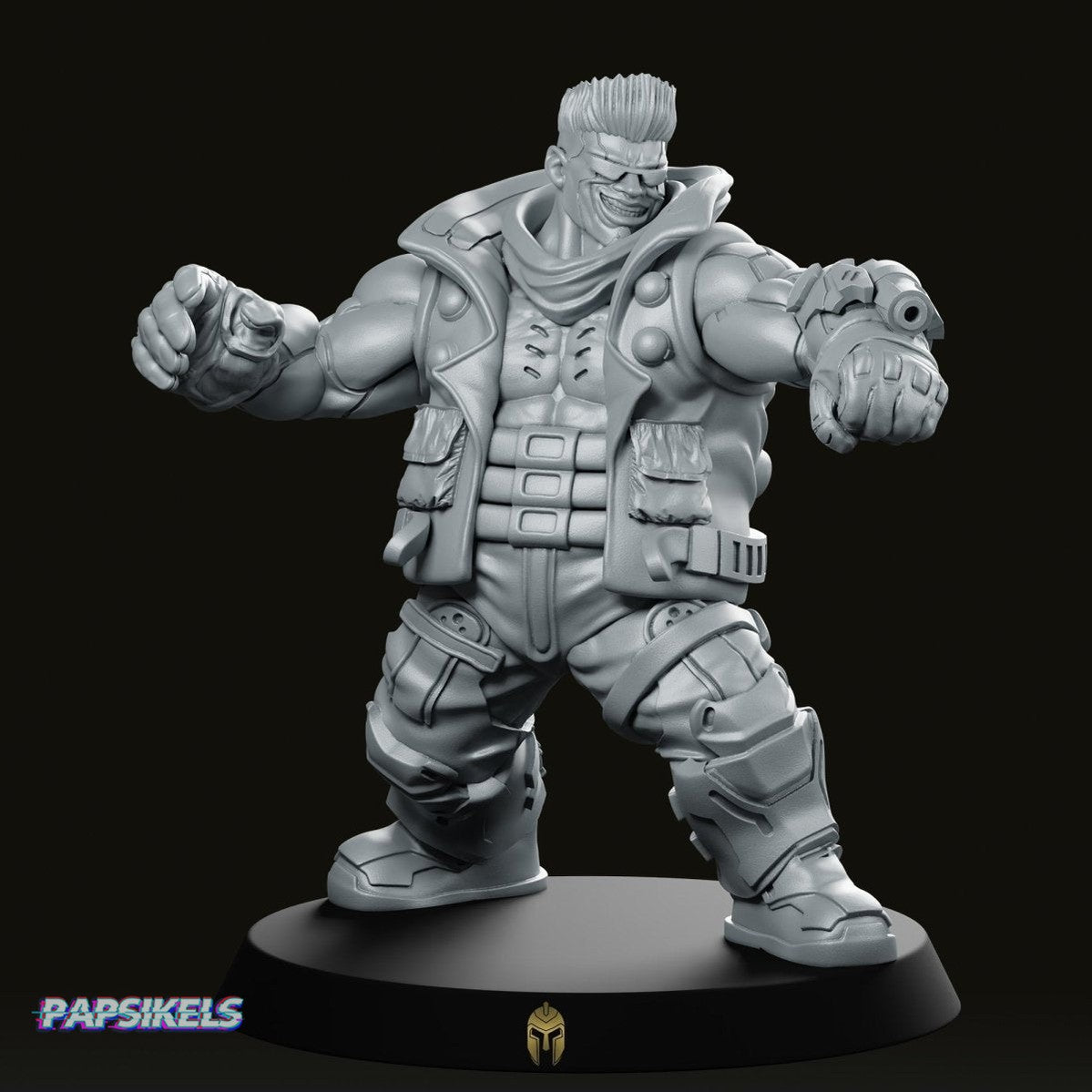 Choogs Armblaster Cyberpunk Miniature
