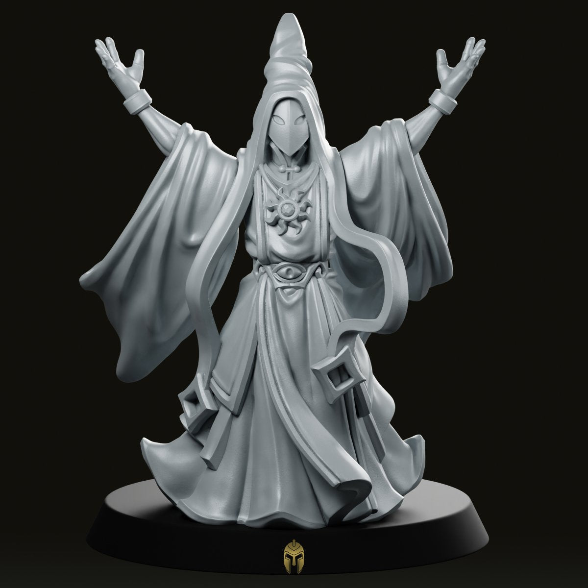 Trench Soldier Cult Leader Fantasy Miniature