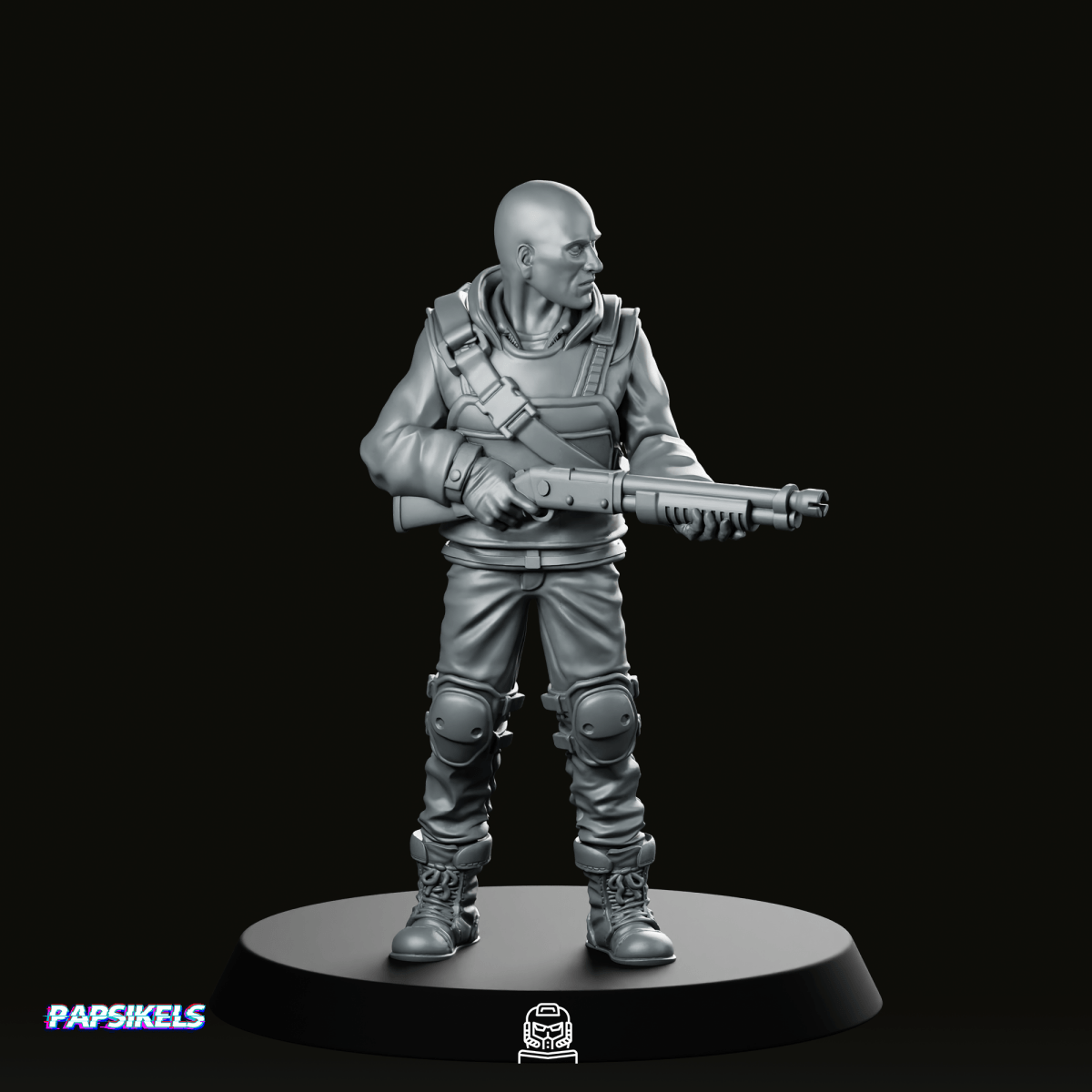 Da Is One Synthetic Corporate Security Drone 4 Miniature