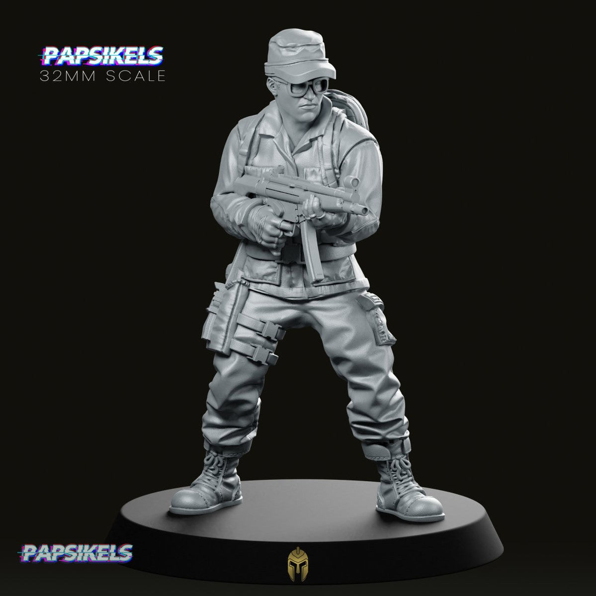 Doryen with Machine Gun Miniature