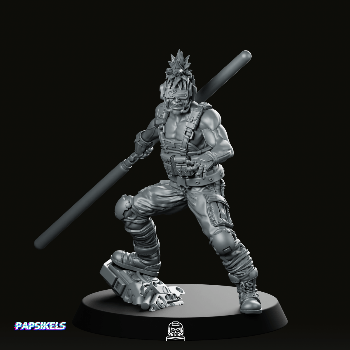 Ex-Soldier Techno Punk Darkmole Miniature