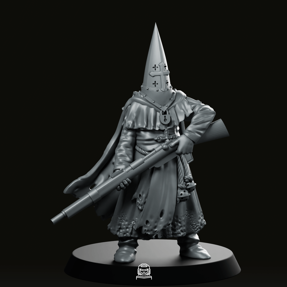 Trench Soldier Fantatic Zealot With Rifle Miniature