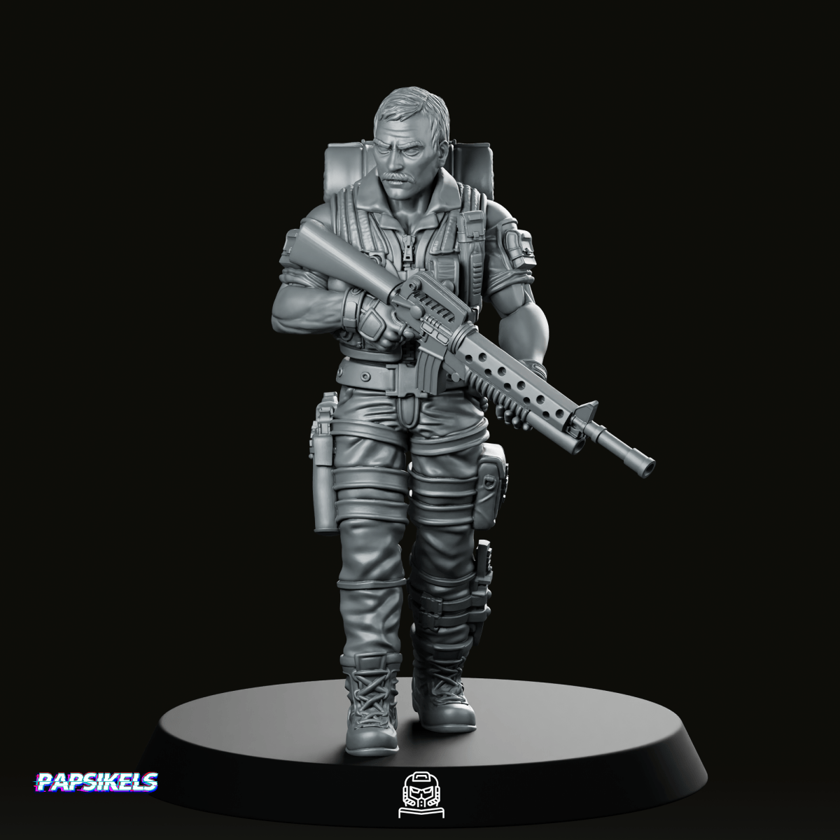 Gunnery Sergeant Leatherneck 3 Miniature