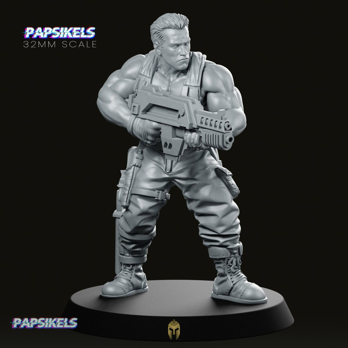 Hero Barry McGuffin with Rifle Miniature