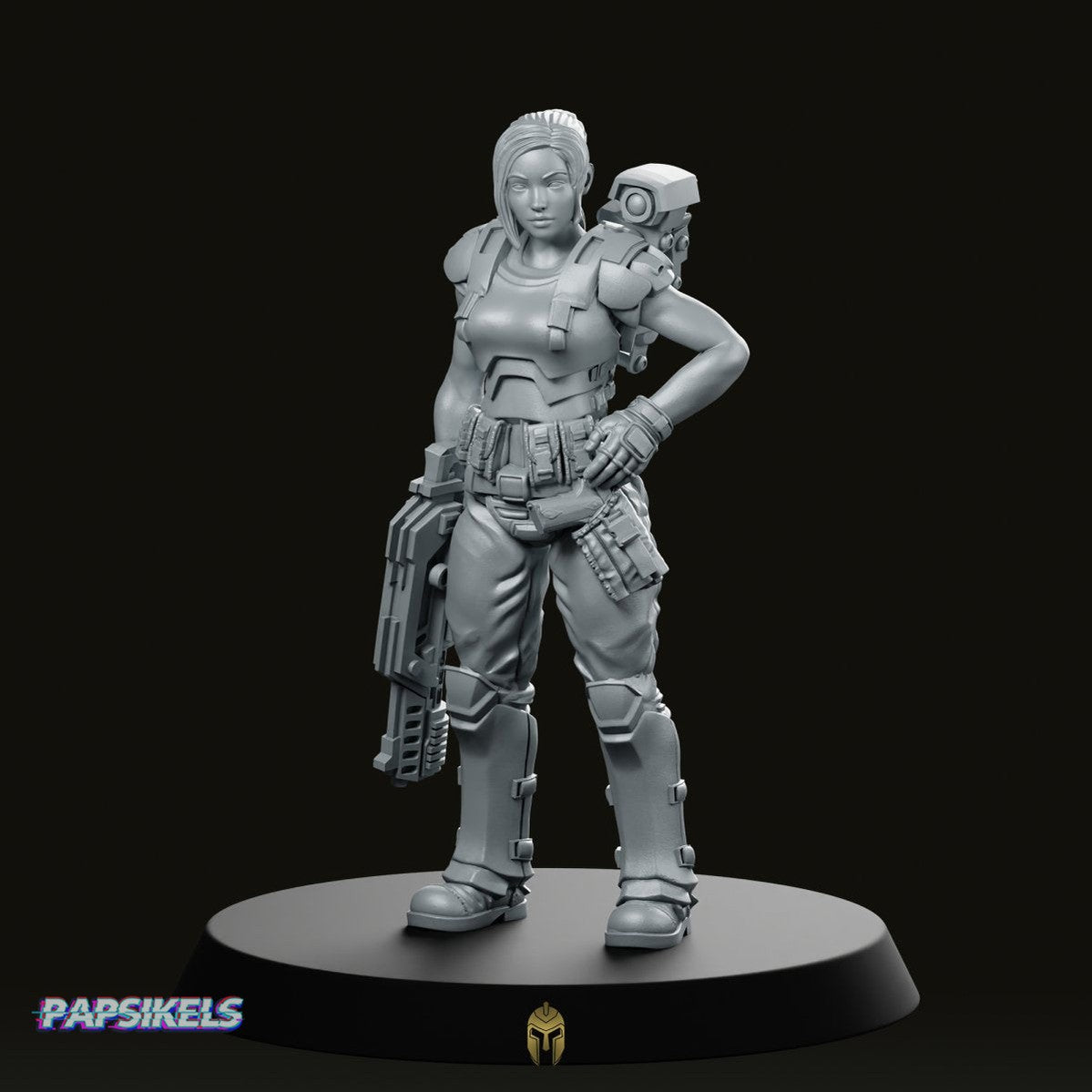 Human Colonial Marine Pvt Claire Grayfield Miniature