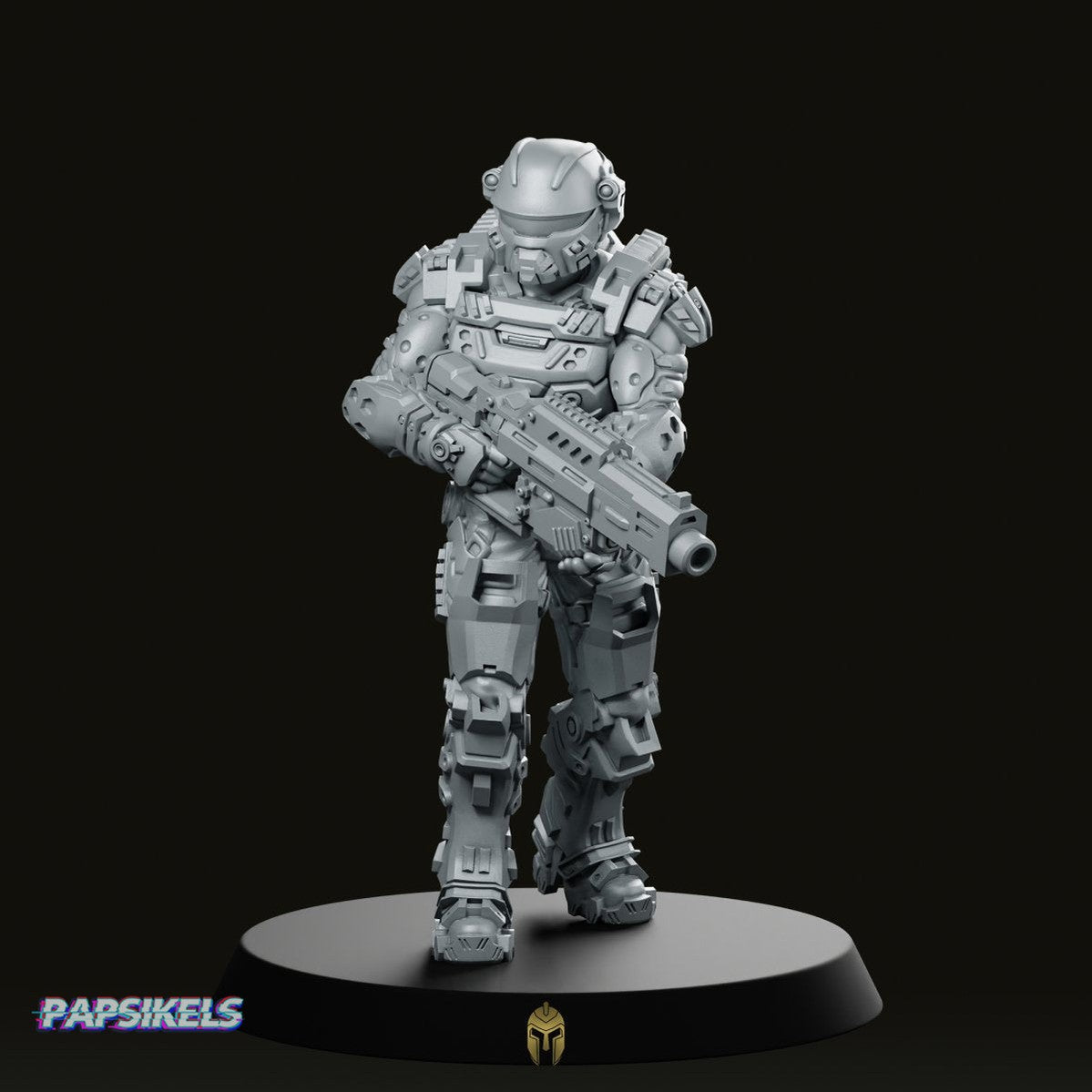 Human Space Military Heavy Infantry A Miniature
