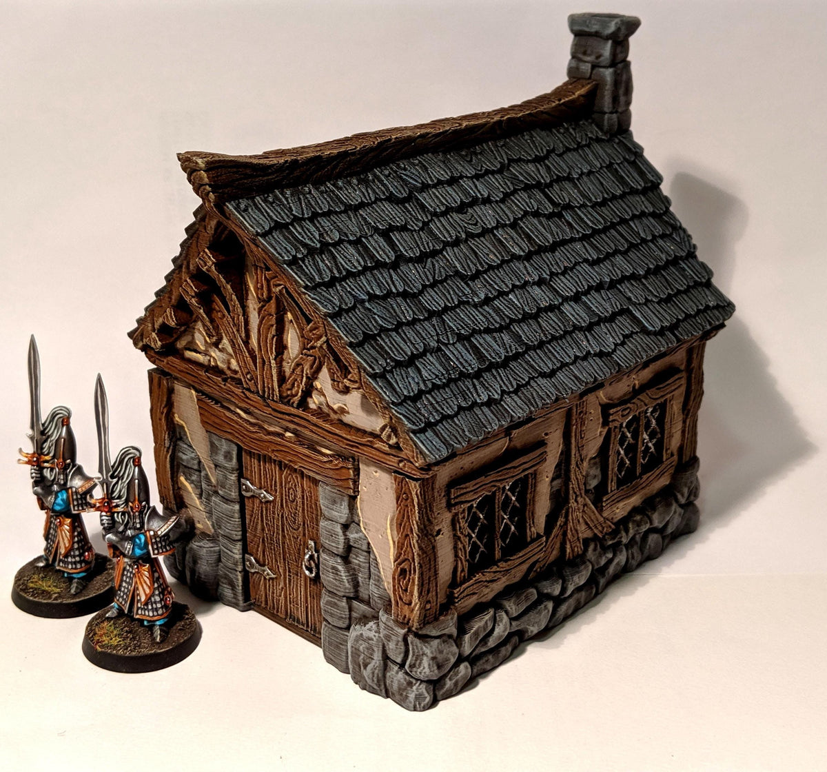 Cottage 28mm DND Terrain | Tabletop Wargaming Scenery for Warhammer, Frostgrave & RPG | Unpainted 3D Printed