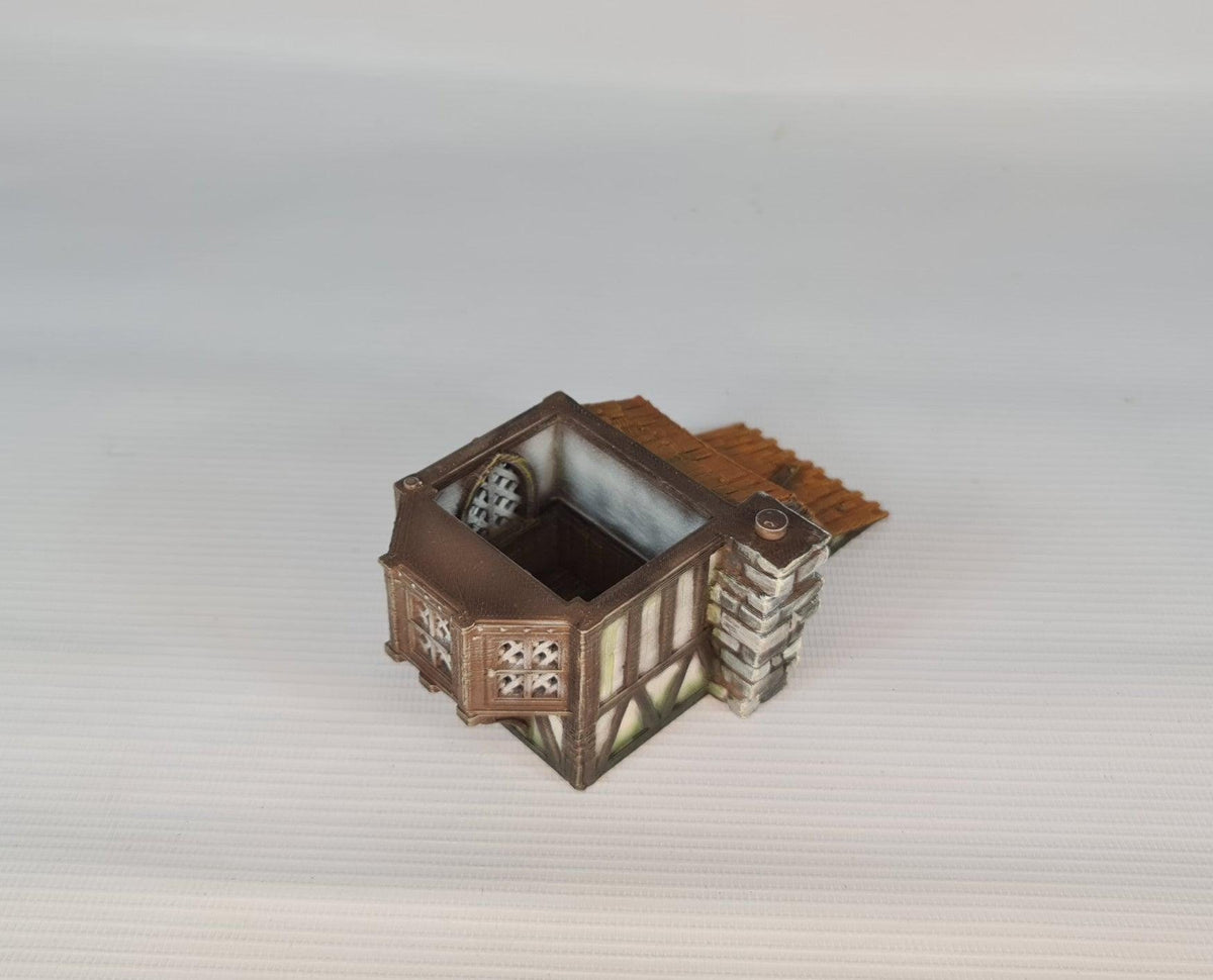 Copperhelm House 28mm DND Terrain | Tabletop Wargaming Scenery for Warhammer, Frostgrave & RPG | Unpainted 3D Printed