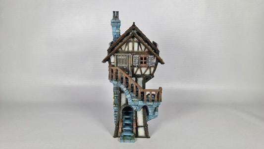 Redwood House 28mm DND Terrain | Tabletop Wargaming Scenery for Warhammer, Frostgrave & RPG | Unpainted 3D Printed