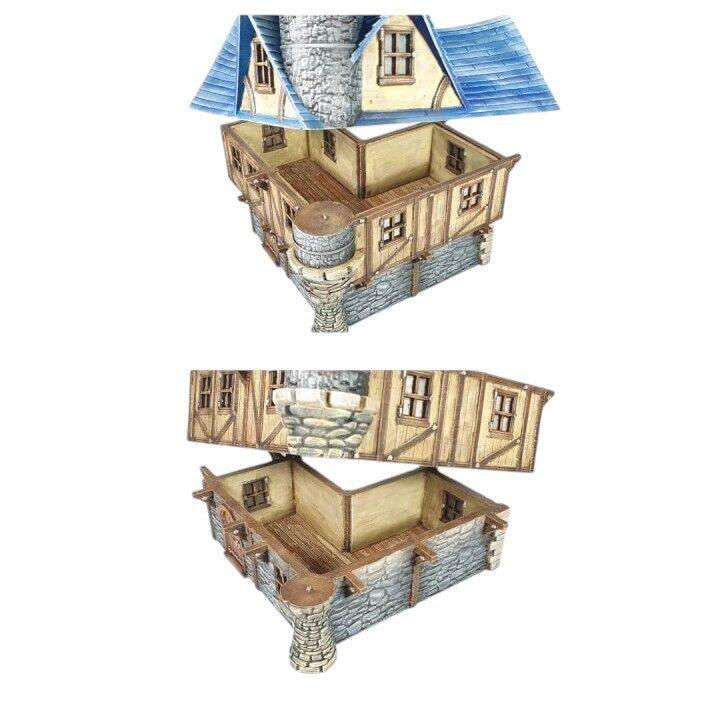 Tower Top House - 28mm DND/Wargame/RPG Terrain