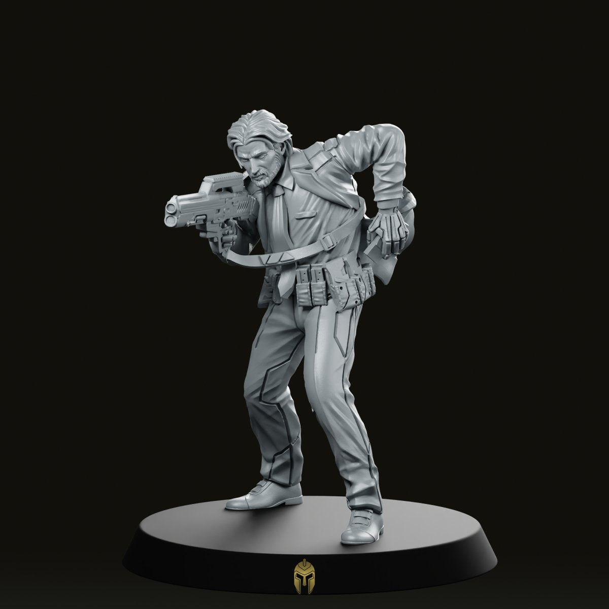 Johnny Assassin Cyberpunk Miniature
