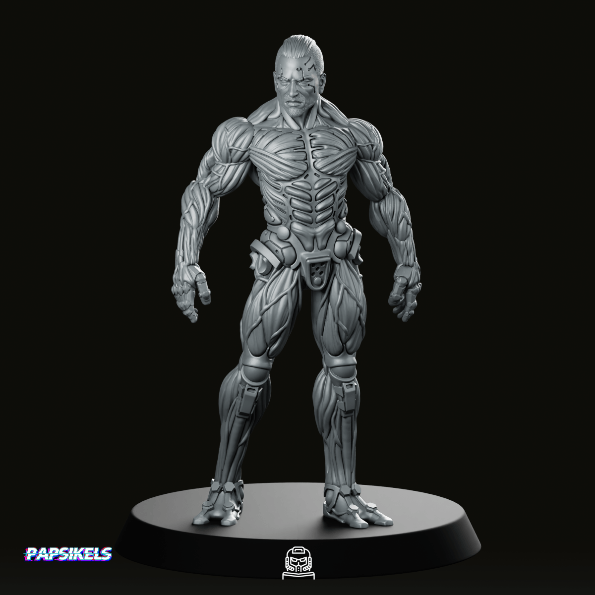 Mechanically Augmented Soldier Jaron Namir 3 Miniature