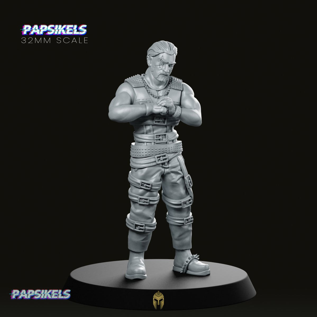 Menard of Brivia CyberPunk Ganger Miniature