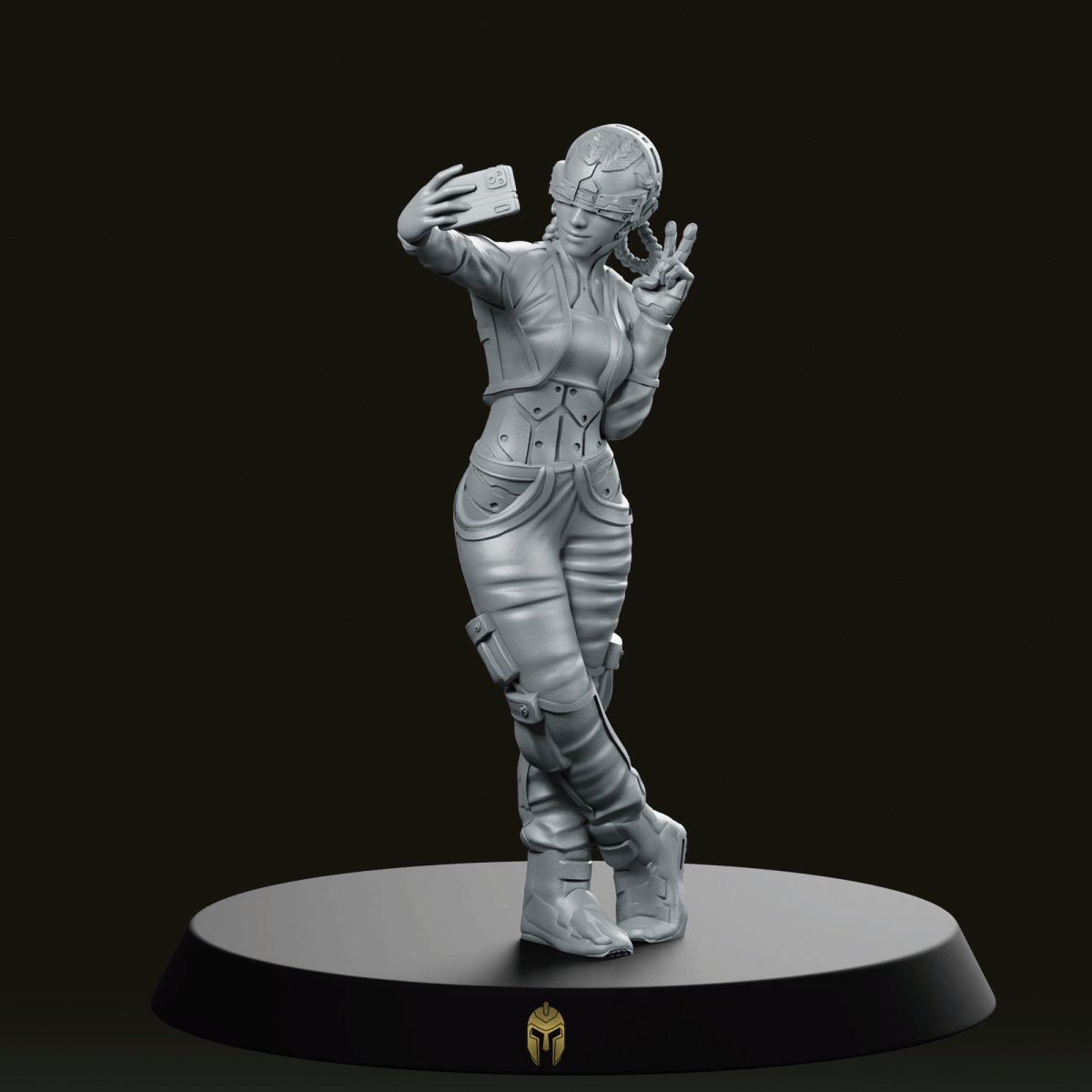 Poppy Cyber Influencer Cyberpunk Miniature