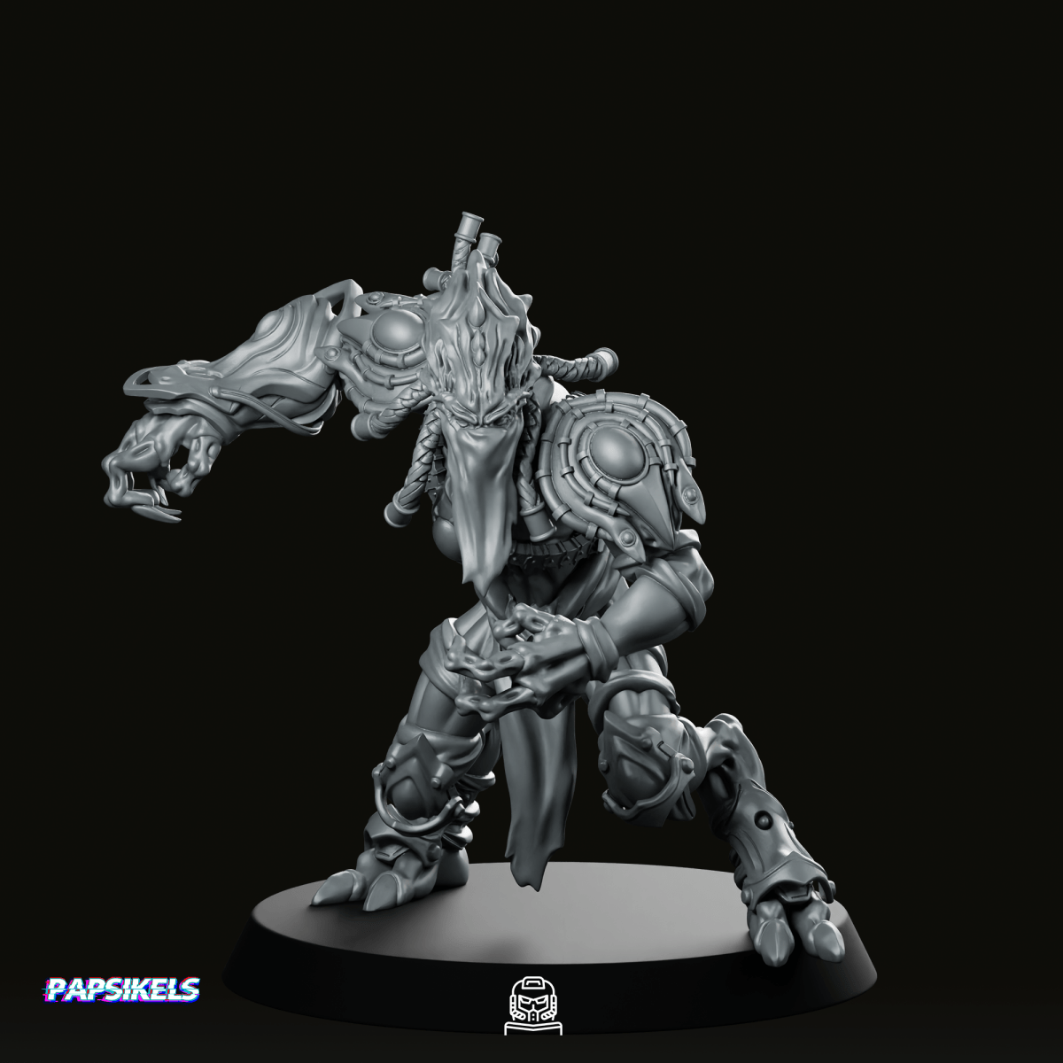 Sapient Humanoid Mystic Dark Templar Miniature