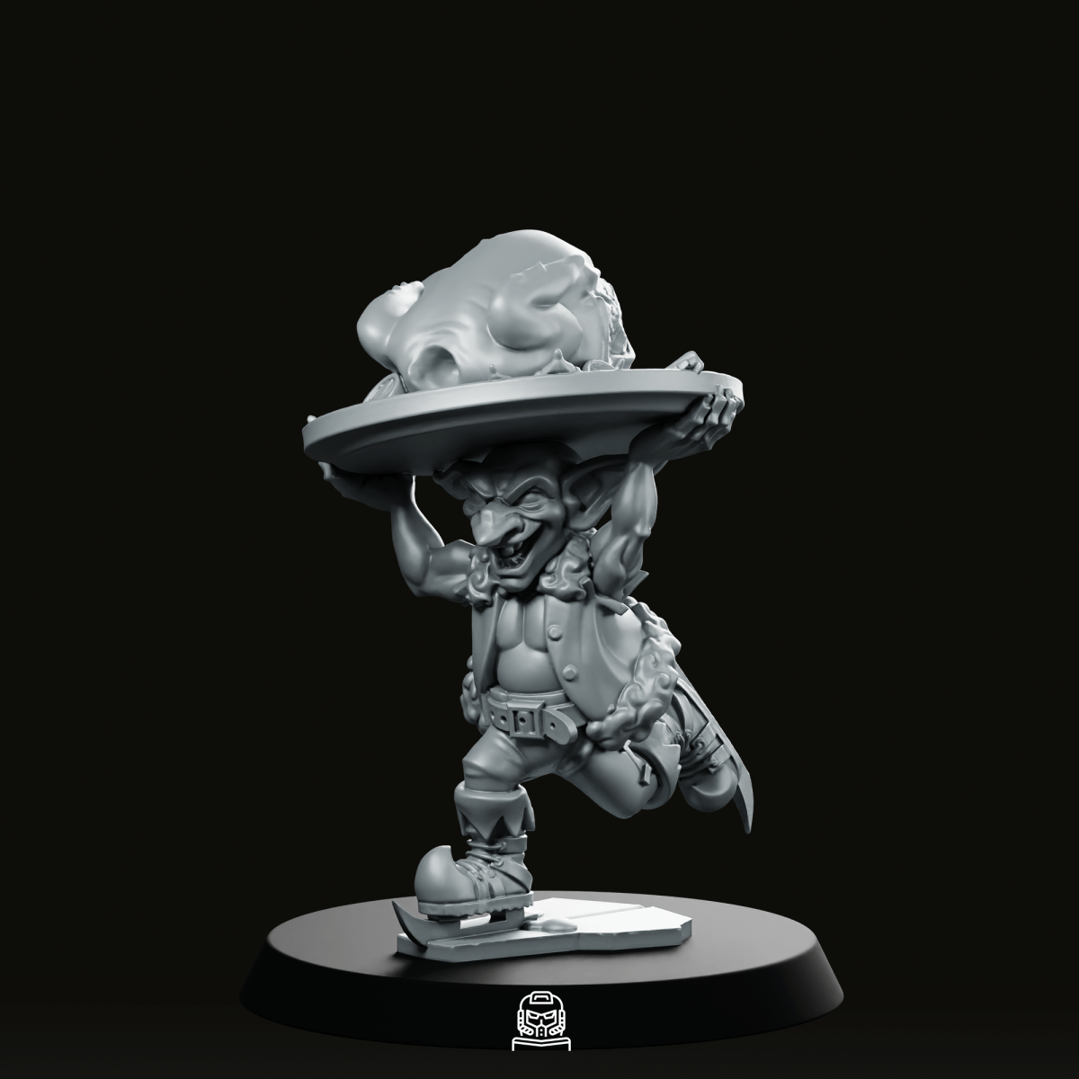 Stealing Turkey Goblin Miniature