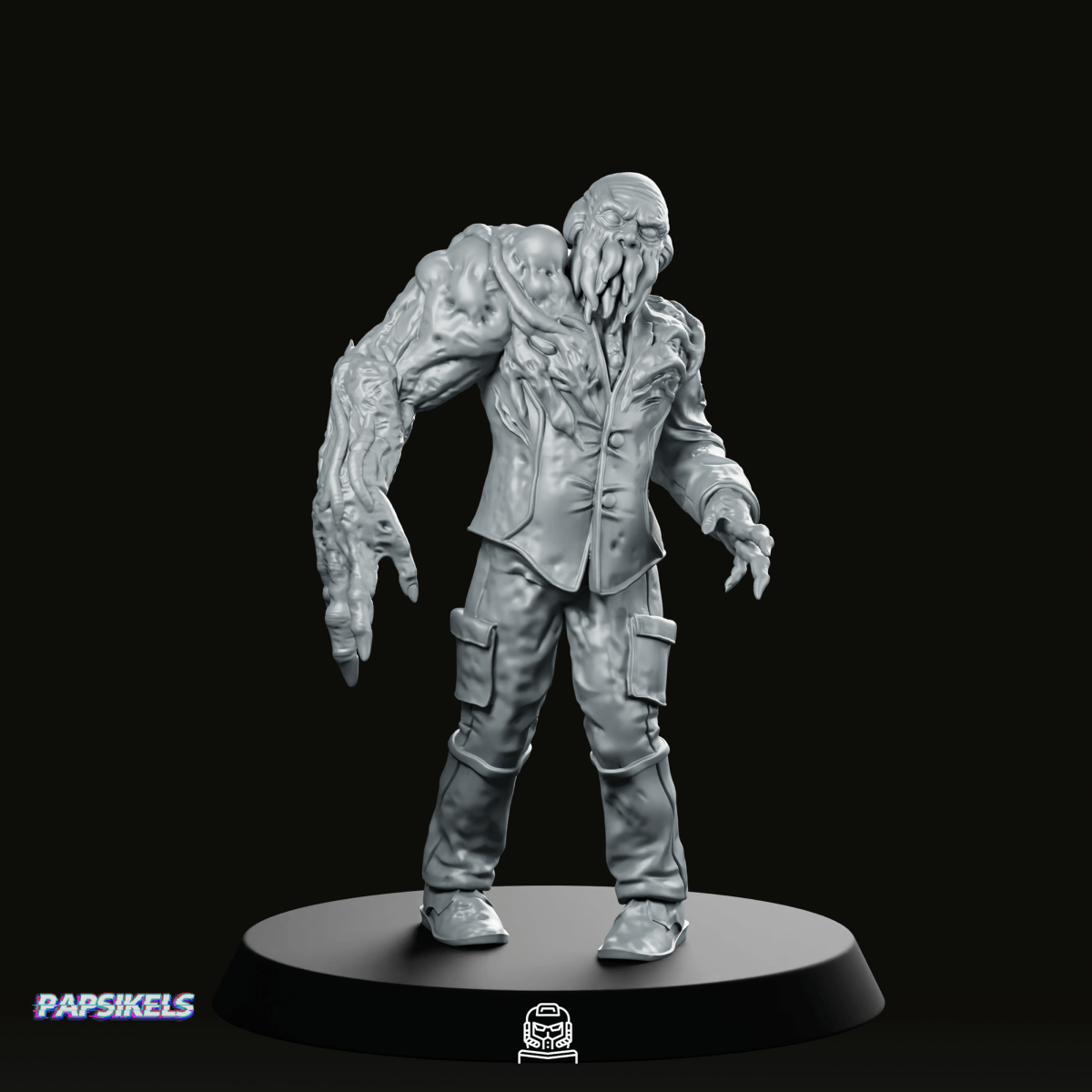 Trench Soldier Voteless Squid Mind Zombie 2 Miniature