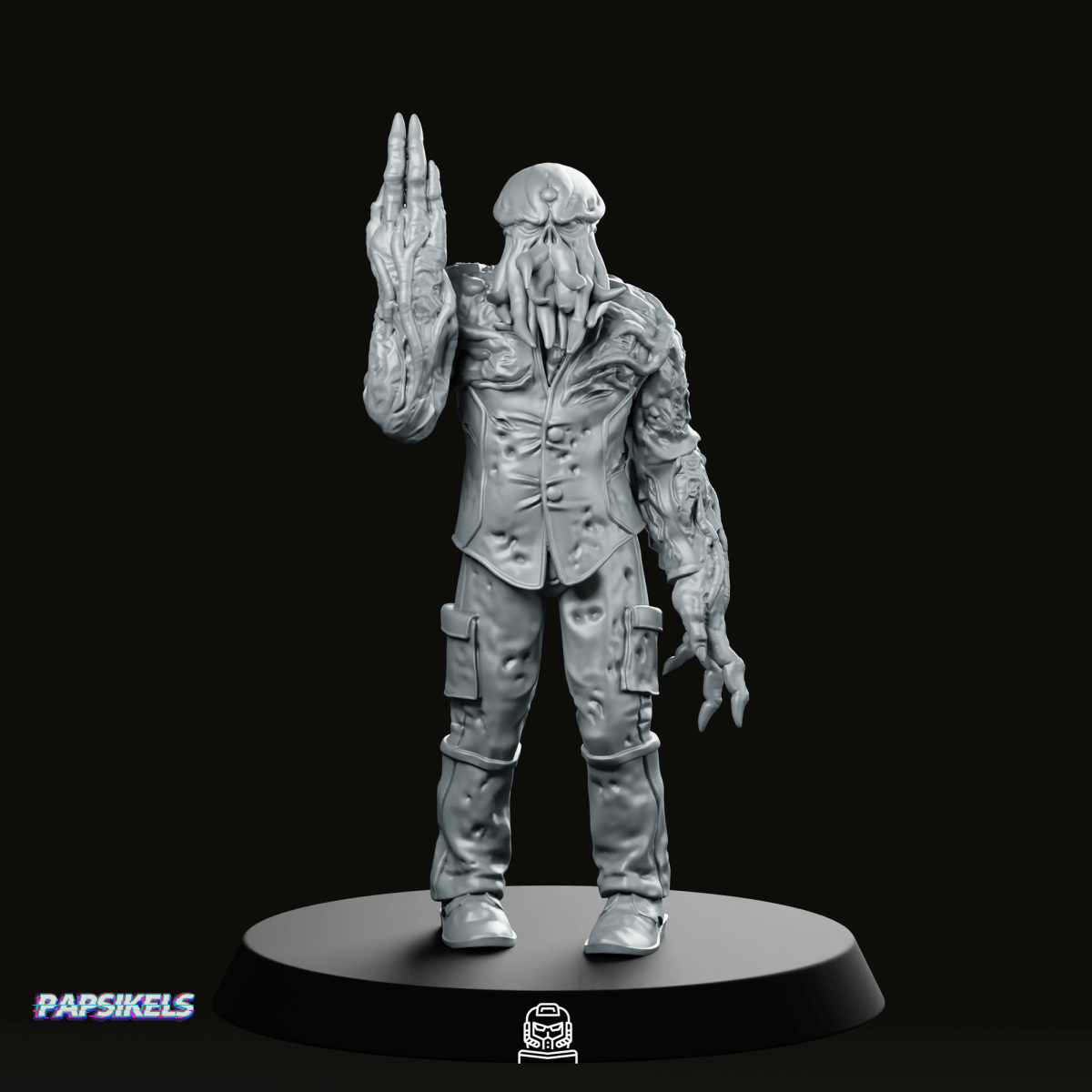 Trench Soldier Voteless Squid Mind Zombie 4 Miniature