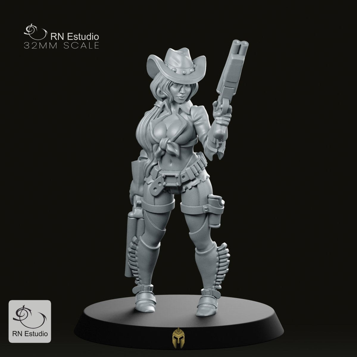 Western Irvina Cowgirl Miniature