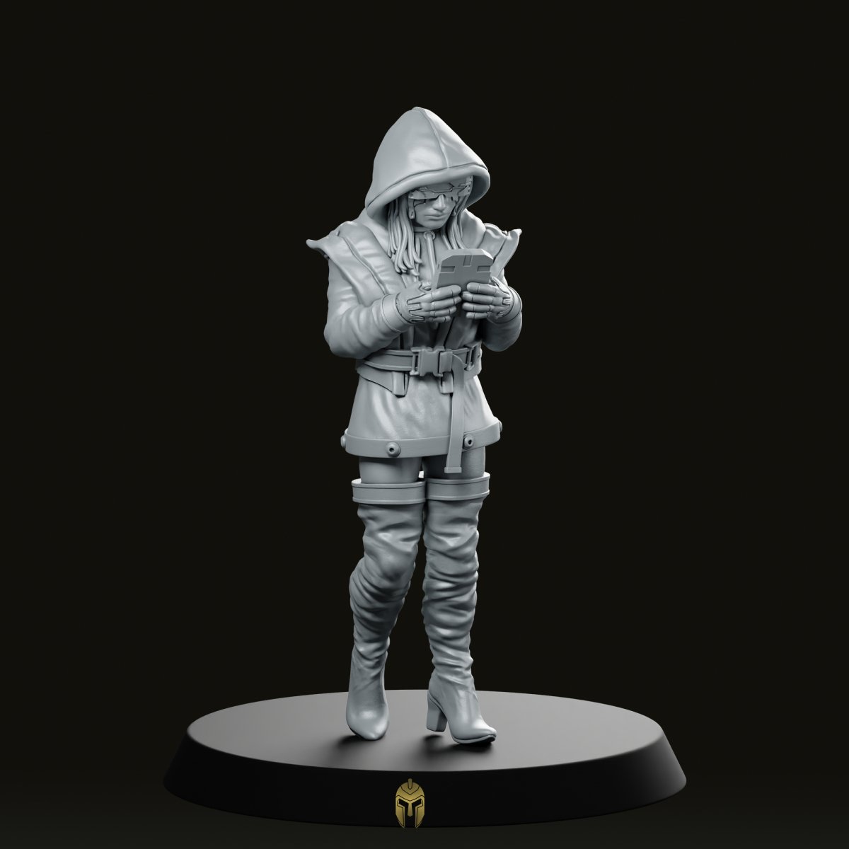 Zara Davis 01 Cyberpunk Miniature