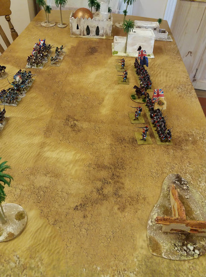 Desert wargaming mat