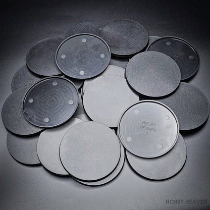 100mm Round Plain Plastic Bases