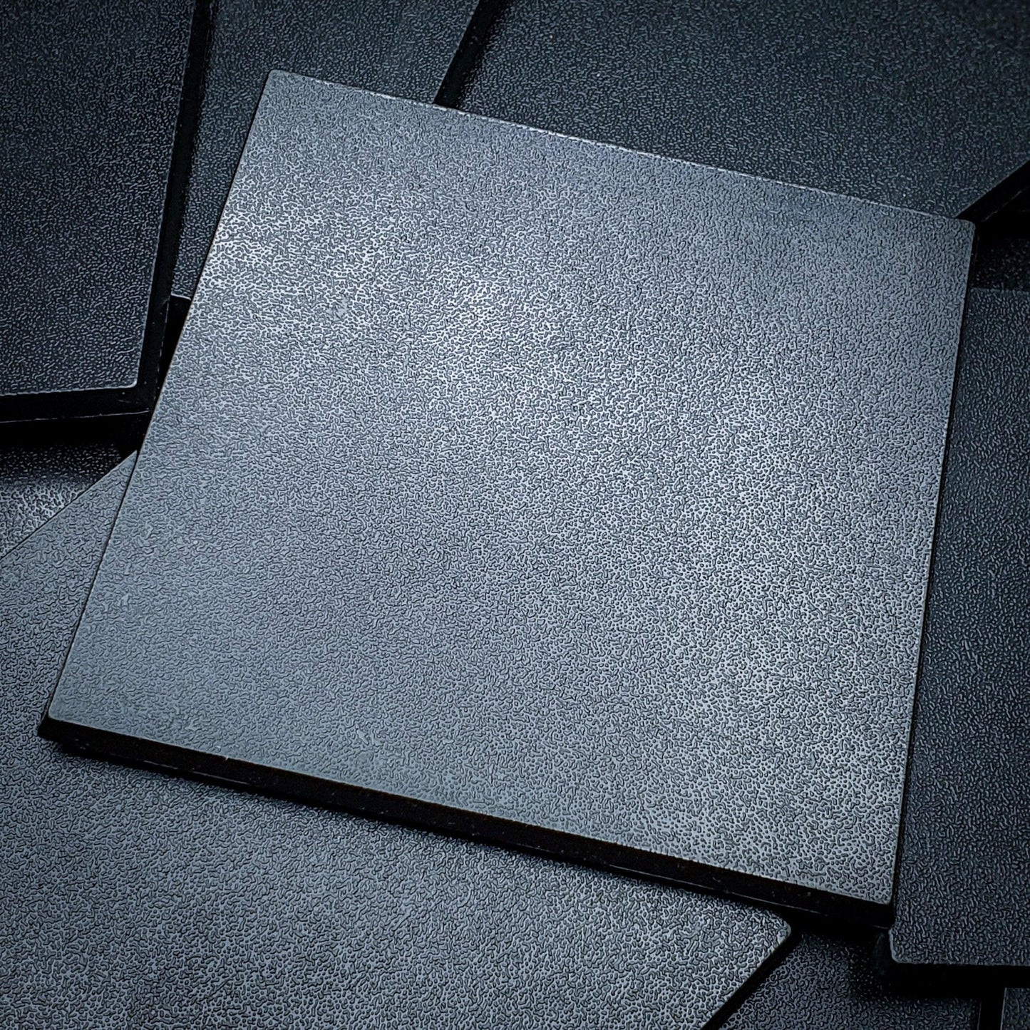 100mm Square Plain Plastic Bases