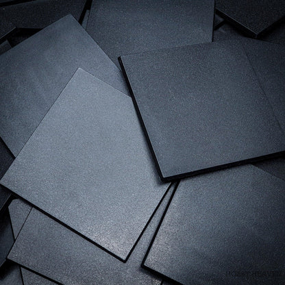 100mm Square Plain Plastic Bases