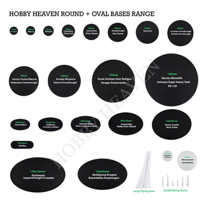 100mm Square Plain Plastic Bases