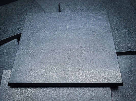 100mm Square Plain Plastic Bases