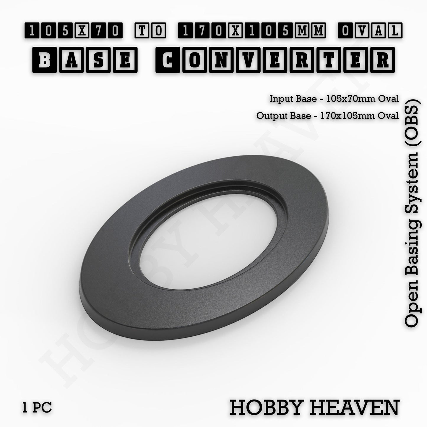 Oval To Oval Bases Size Converters 3d Print Full Range