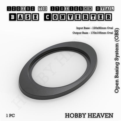 Oval To Oval Bases Size Converters 3d Print Full Range