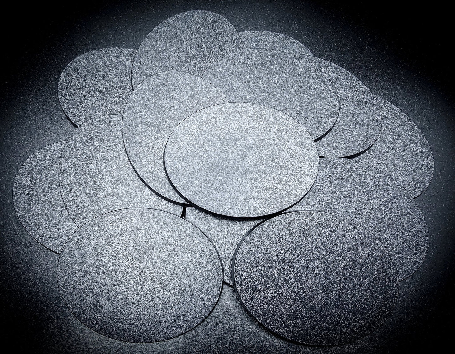 120x92mm Oval Plain Plastic Base