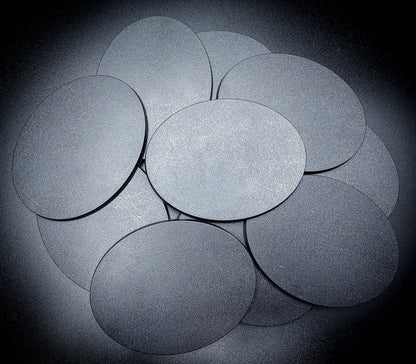 120x92mm Oval Plain Plastic Base