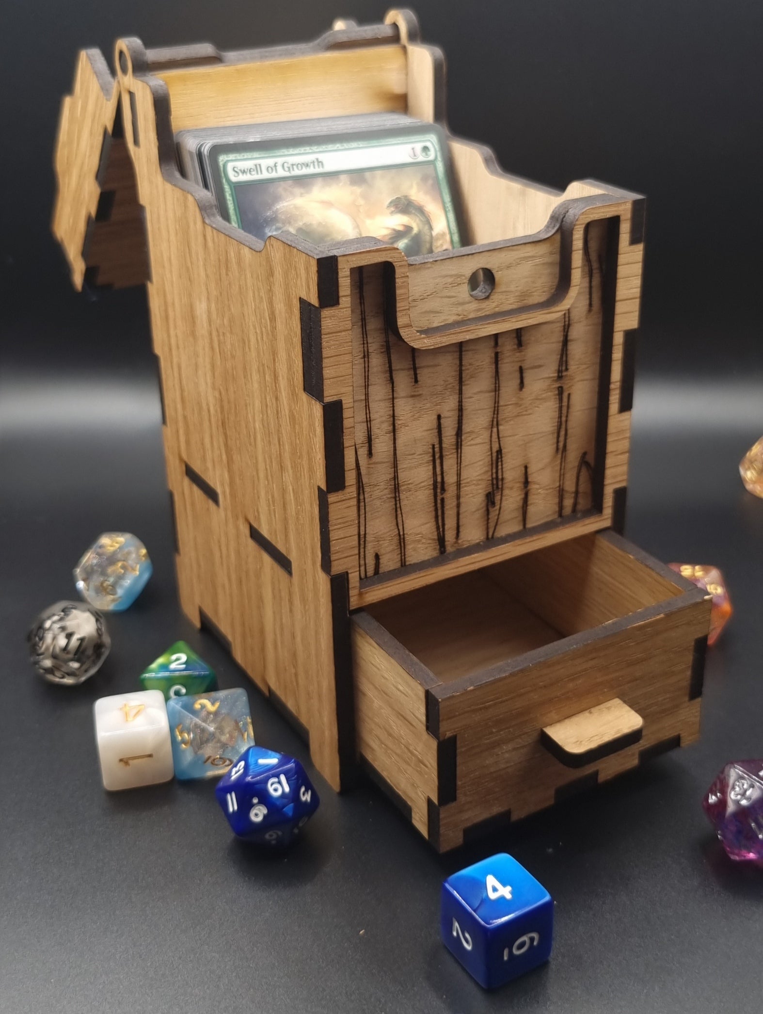 Card Box with Drawer – Night Spire Gaming