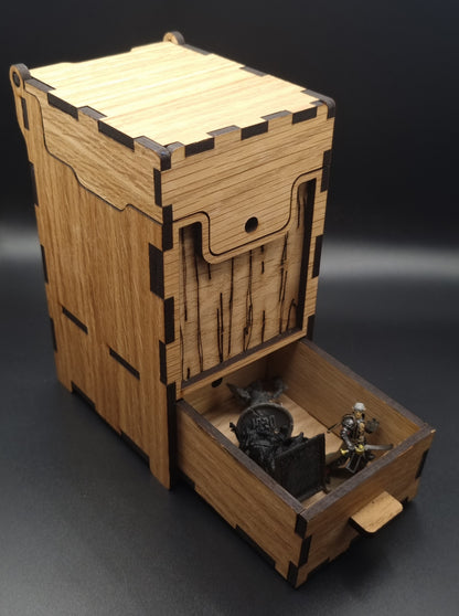 Card Box with Drawer