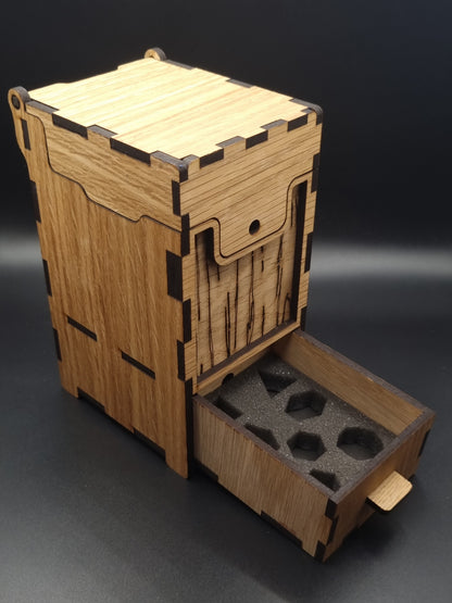 Card Box with Drawer