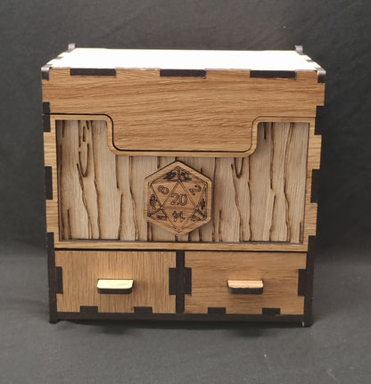 Card Box with Drawers - Dual