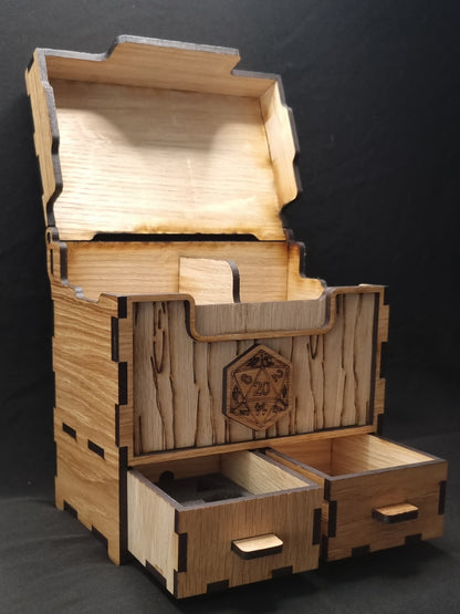Card Box with Drawers - Dual