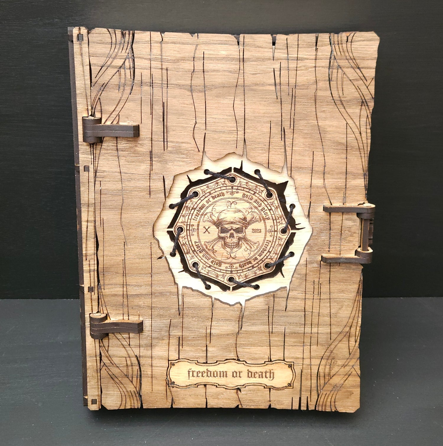 Cursed Wooden Pirate Storage Box