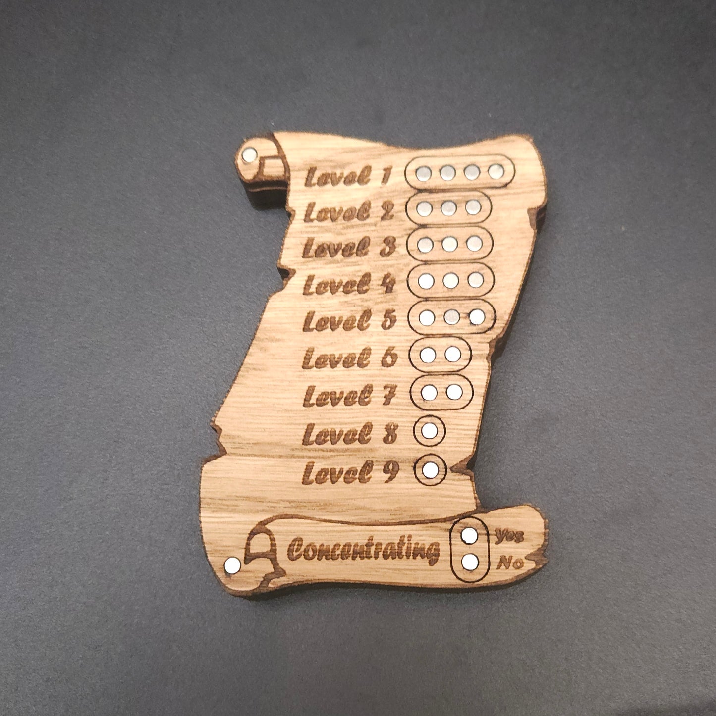 "Scroll" Spell Tracker