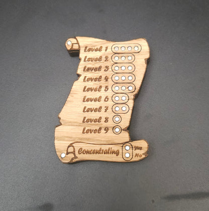 "Scroll" Spell Tracker