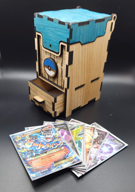 Boîte à cartes avec tiroir