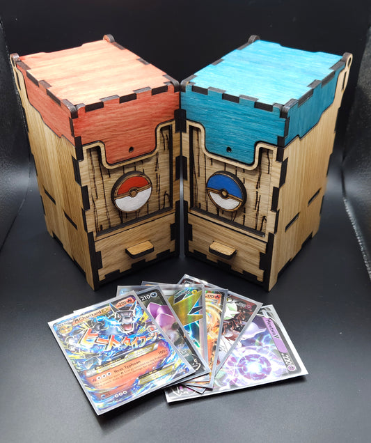 Boîte à cartes avec tiroir